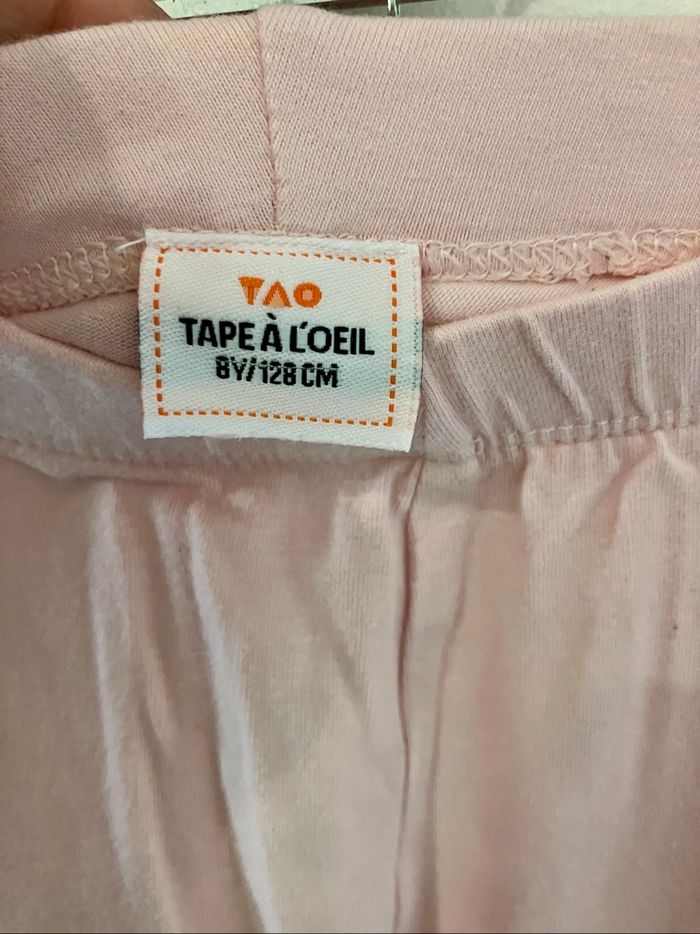 Pyjama coton bleu et rose fille 8 ans TAO - photo numéro 7