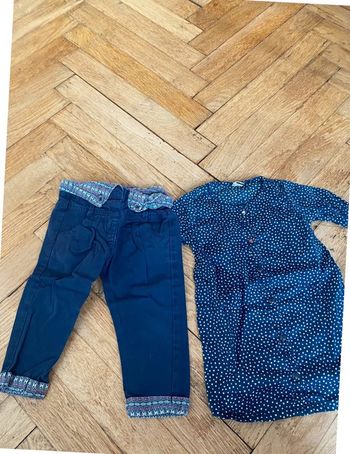 Robe + pantalon tao t18 mois