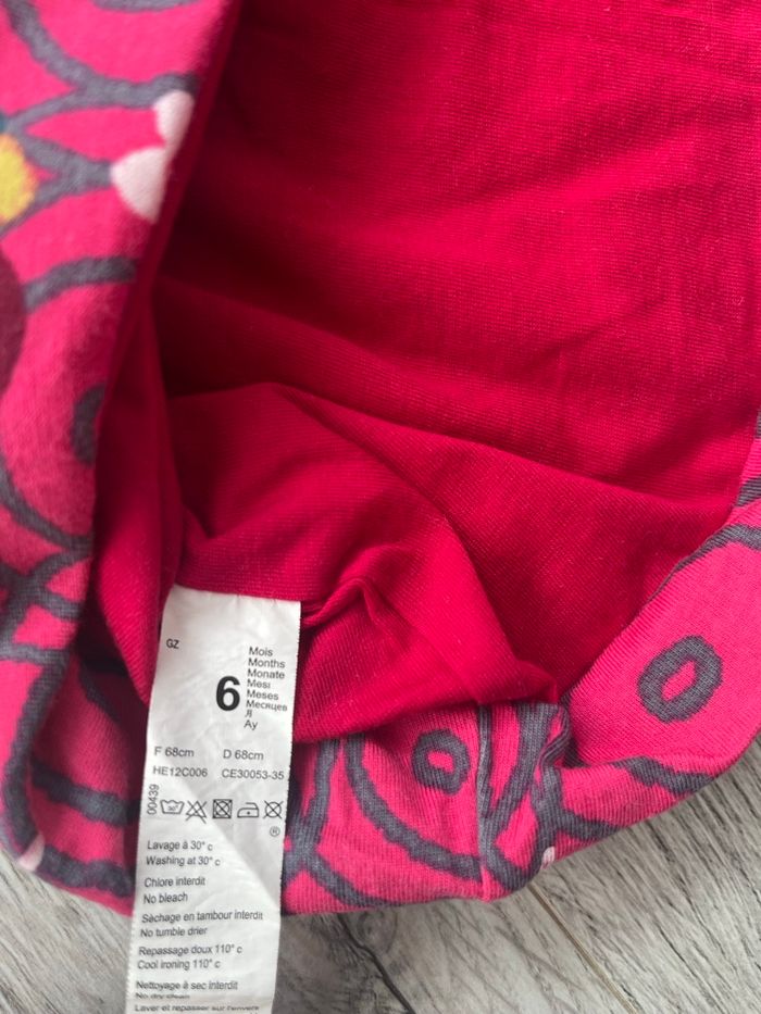 Robe Catimini – 6 mois / 68 cm – Motifs fleuristes - photo numéro 3