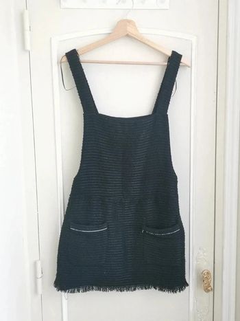 Robe salopette texturée légère