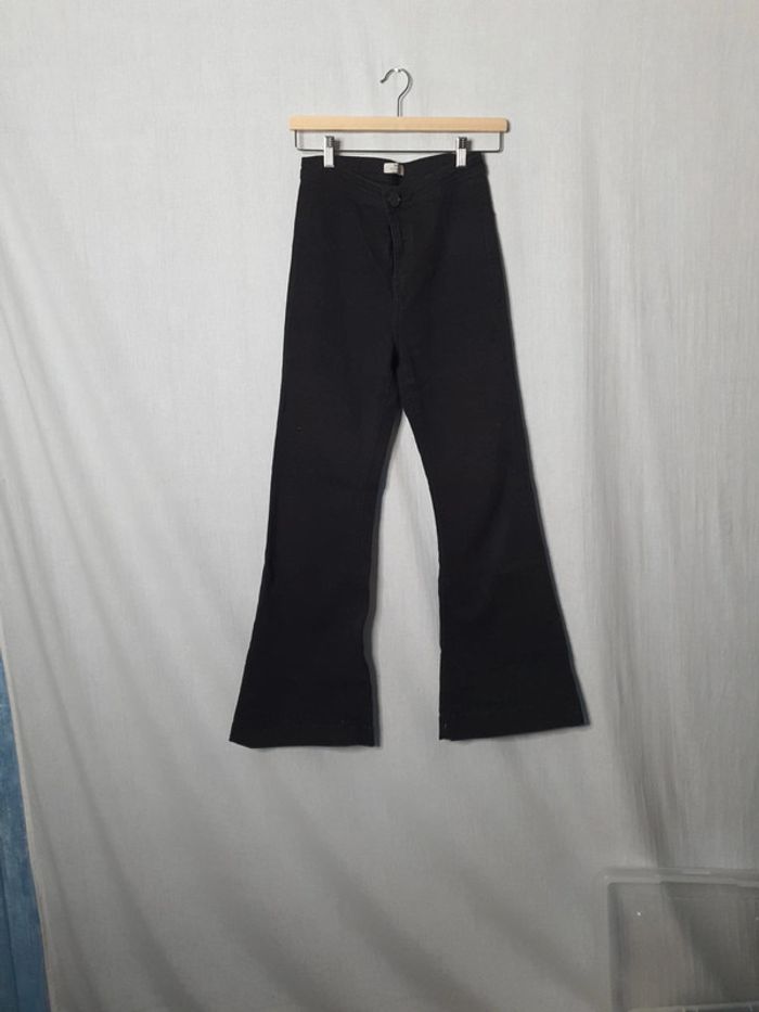 Jean flare noir bershka