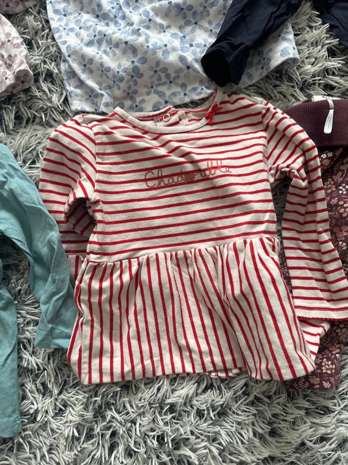 T-shirt robe, bébé fille - photo numéro 5