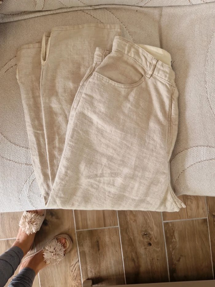 Pantalon en lin 💛 - photo numéro 15