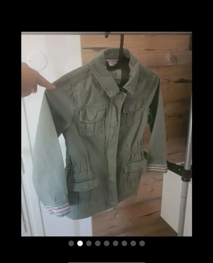 Veste kaki tape à l’œil 6 ans fille - photo numéro 8