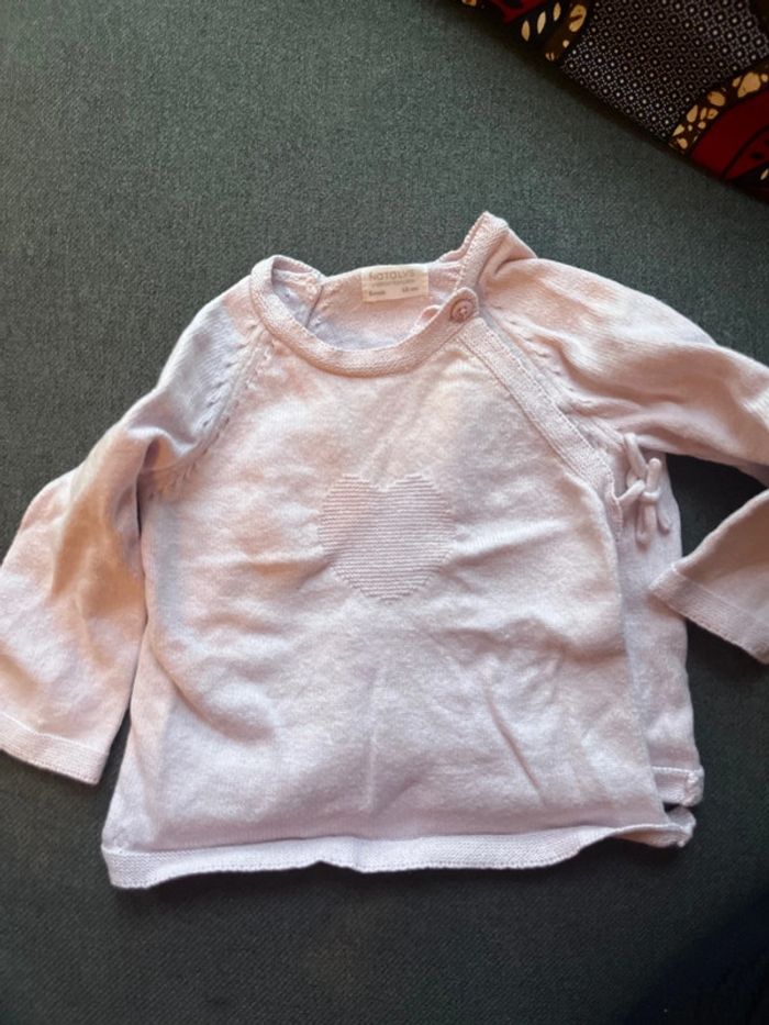 Gilet parfait état Natalys 6 mois 68 cms
