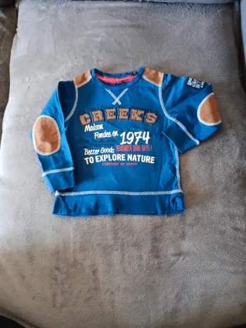 Tee shirt manche longue, 3 ans, Creeks