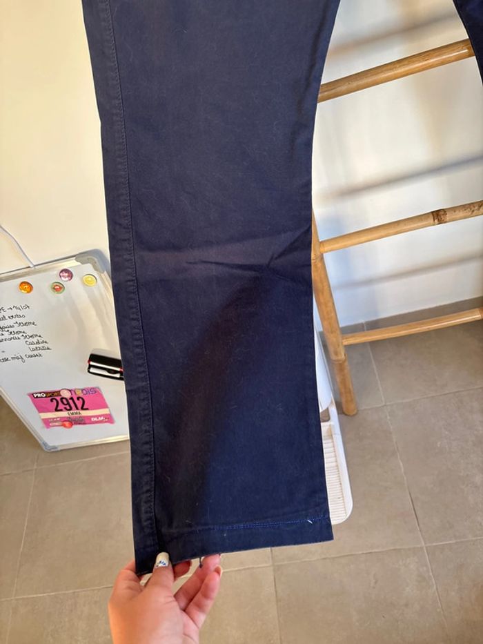 Pantalon chino bleu marine celio taille 48 - photo numéro 7