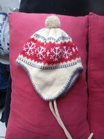 Bonnet péruvien bébé