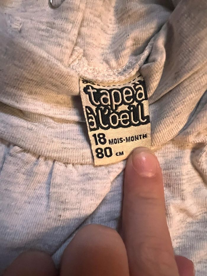 TEE shirt manche longue taille 18 mois tape à l’œil - photo numéro 2