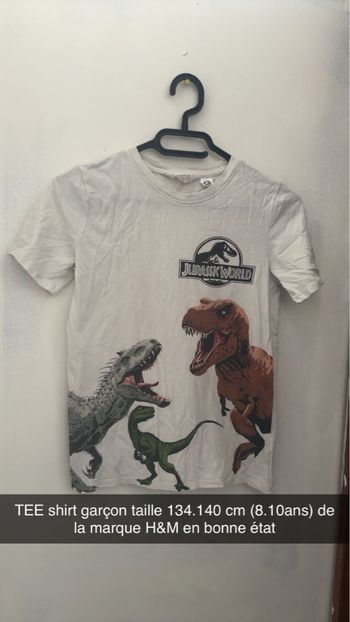 TEE shirt garçon taille 8.10 ans 