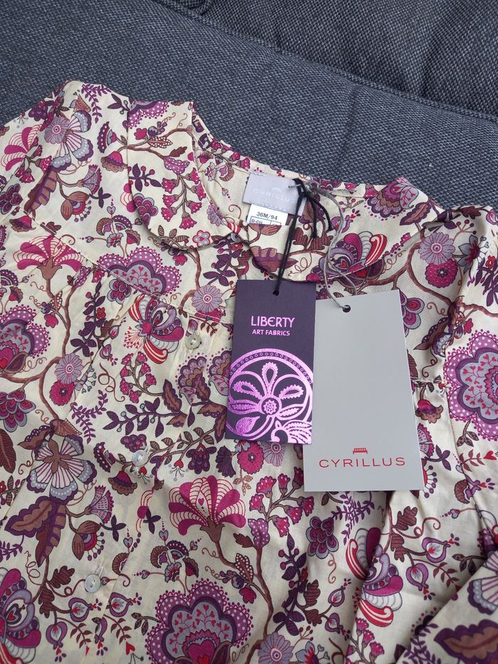 Chemisier enfant taille 36 mois marque Cyrillus - photo numéro 2