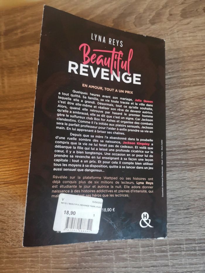 Livre romance broché Beautiful Revenge de Lyna Reys - photo numéro 2