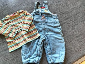 Salopette et t shirt Tissaia