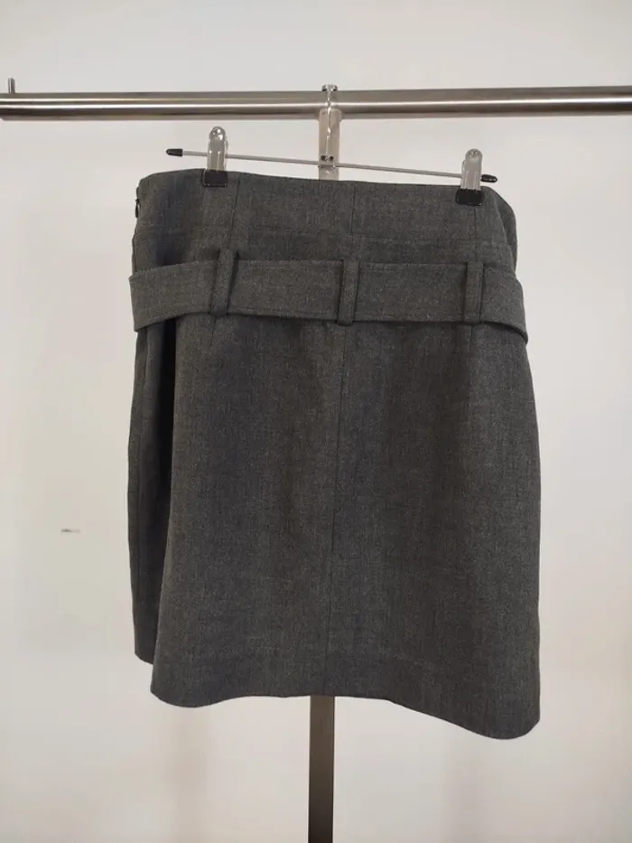 Mini Jupe grise ceinturée Armani Jeans - Taille 44 - Élégance intemporelle A606 - photo numéro 9