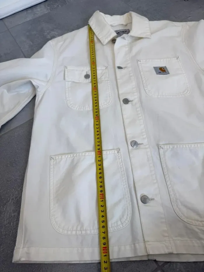 Veste Carhartt Michigan Coat blanche taille M super état - photo numéro 5