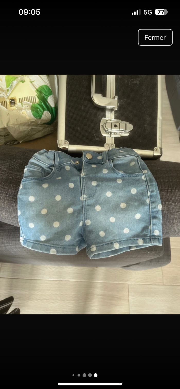 Hauts et shorts bébé fille 18mois - photo numéro 8