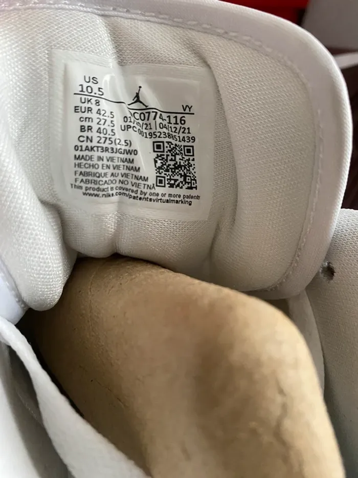 Air Jordan 1 low wmns white bronze very rare - photo numéro 14