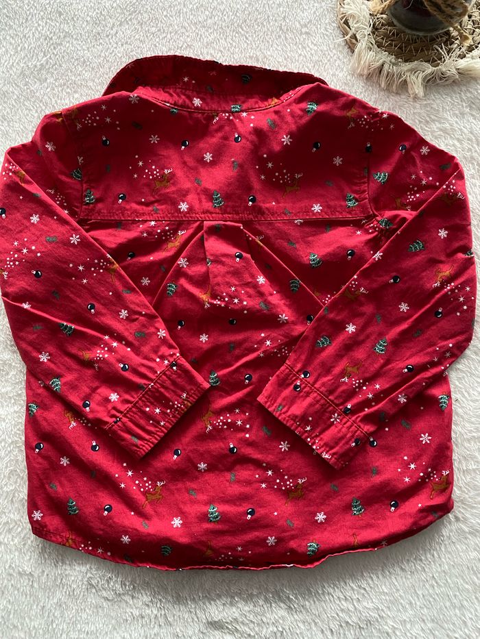 Chemise ml Noël 18 mois - photo numéro 3