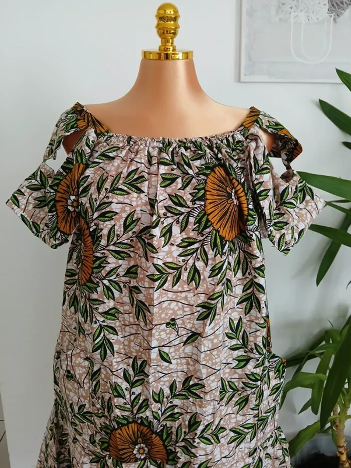Robe Courte d'été à motifs Taille L🌿💝 - photo numéro 5