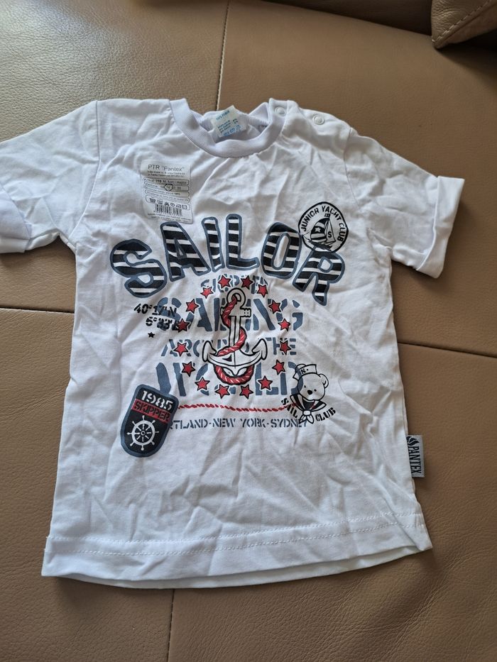 Lot de 5 t shirts neuf bébé garçon 12 mois - photo numéro 3