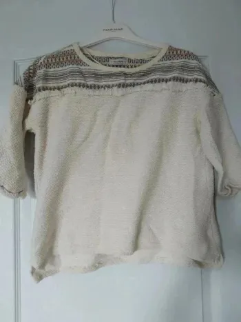 Pull léger manches 3/4