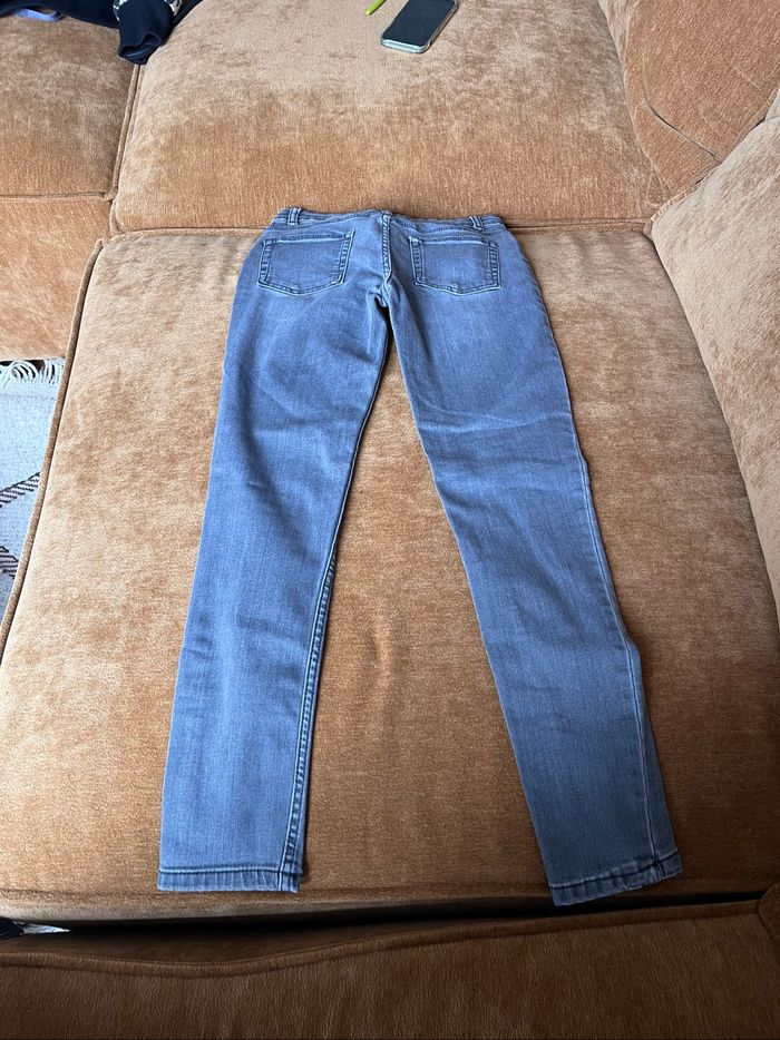 Jean Taille 10/11 ans skinny gris - photo numéro 3