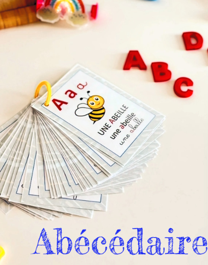 Cartes Abécédaire et les Sons Montessori - Format Porte clé