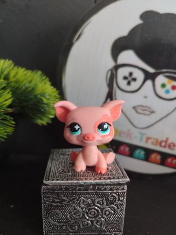 lps00792 My Littlest Petshop Pet Shop LPS Hasbro Cochon Pig 622