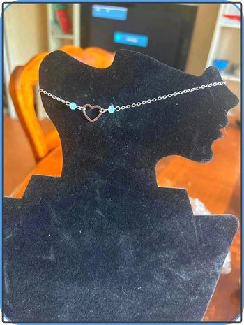 Bracelet  cheville  coeur