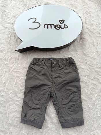Pantalon doublé Garçon 3 mois In Extenso