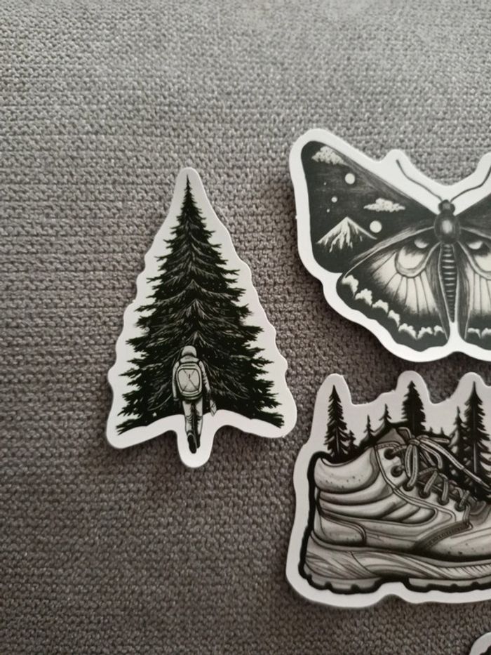 Stickers nature noir et blanc - photo numéro 7