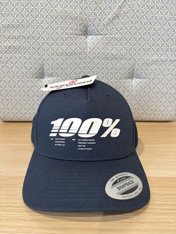 Casquette Bleue Unie "100%"