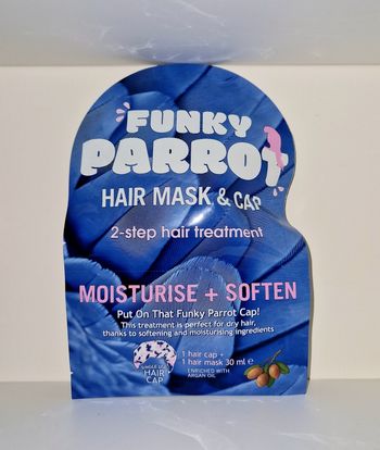 Masque cheveux funky parrot huile d'argan neuf