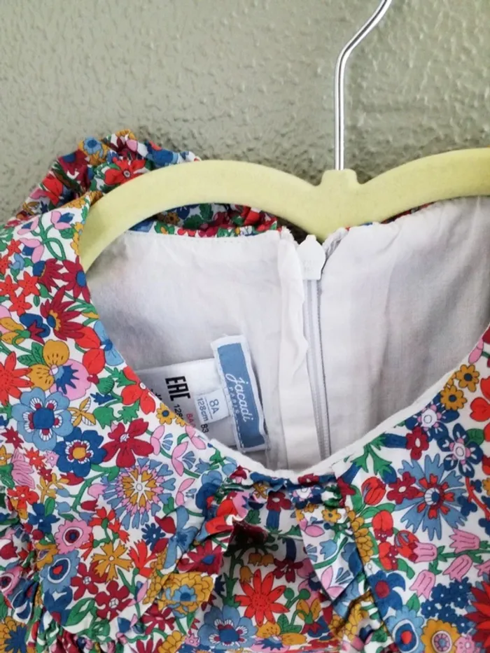 Robe jacadi liberty tana lawn 8 ans - photo numéro 3