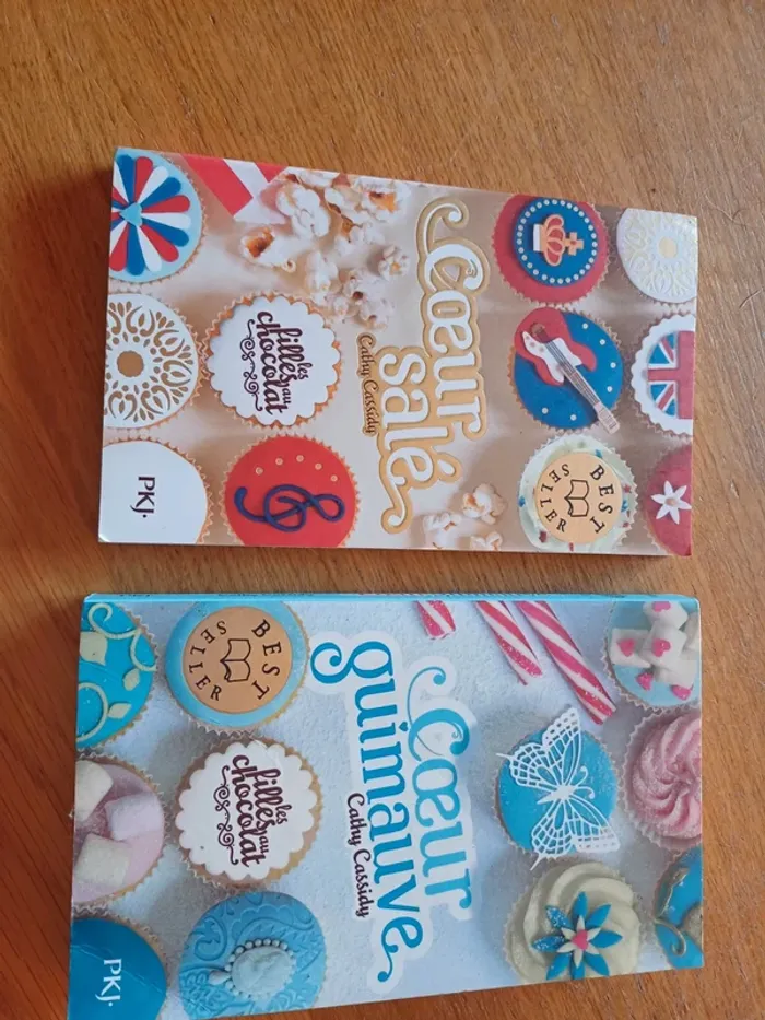 Lot de 2 livres Les filles au chocolat