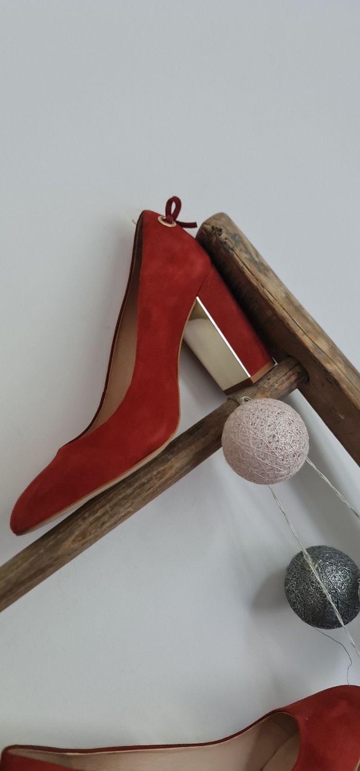 Escarpins Minelli taille 40 rouge - photo numéro 2