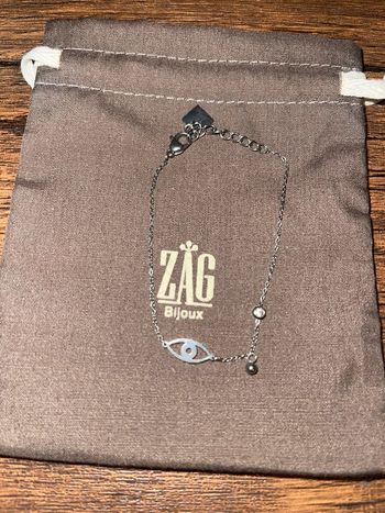Bracelet Zag œil argent