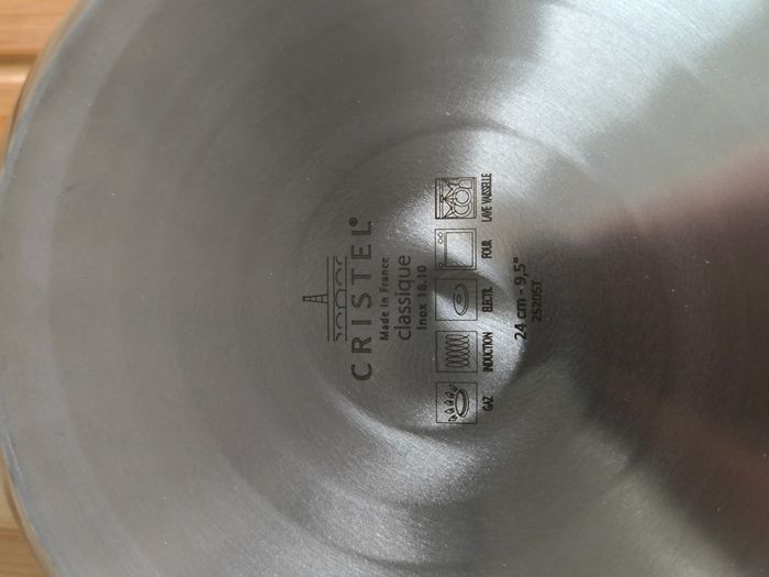 Poêle haute Cristel 24 cm - Inox - gamme Mutine - photo numéro 4