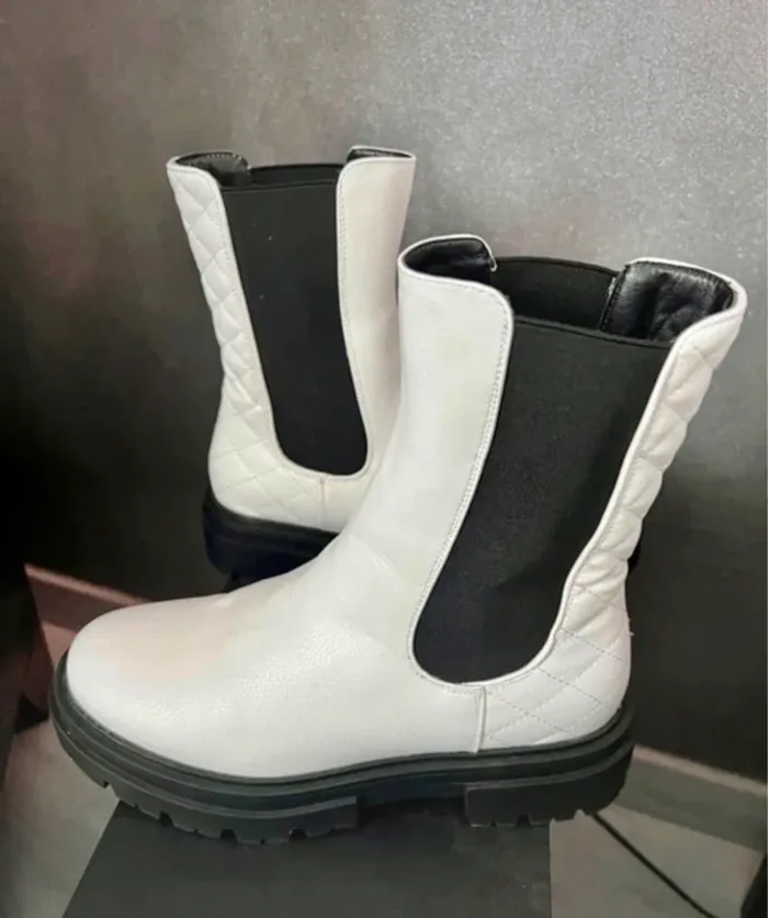 Bottines motardes femme