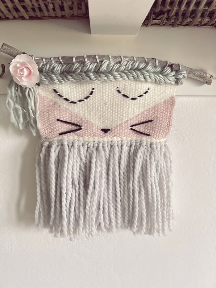 Décoration murale tissage laine