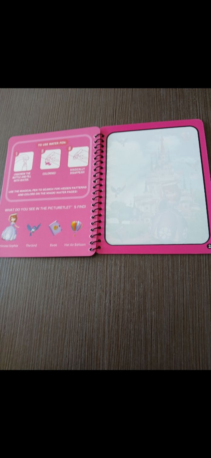 Album coloriage magique eau Sofia disney des 1 ans - photo numéro 2