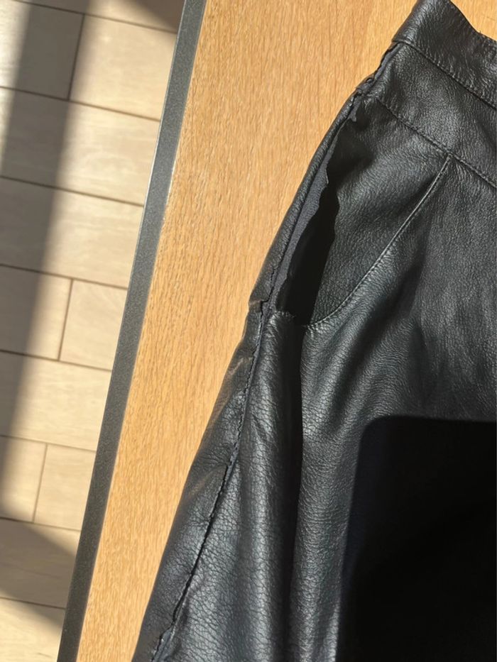 Mini jupe simili cuir Pull & Bear - photo numéro 8