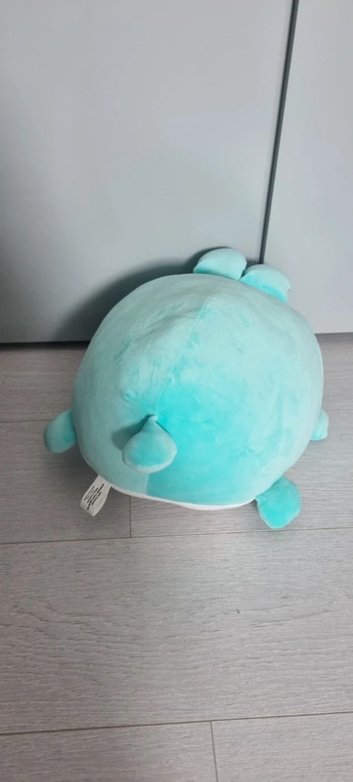Grosse peluche moelleuse bleu - photo numéro 4