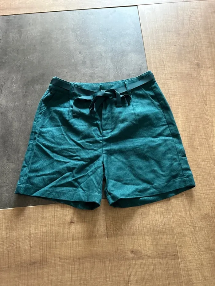 Short femme vert à paillettes, Bonobo, taille 34