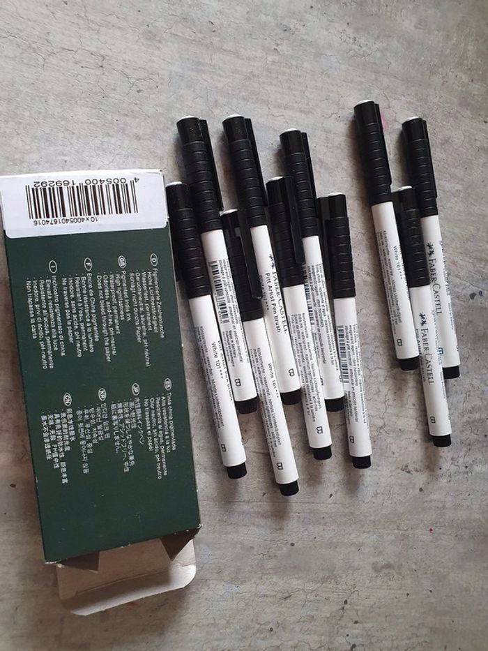 Boîte Pitt artist pen encre de Chine - photo numéro 3