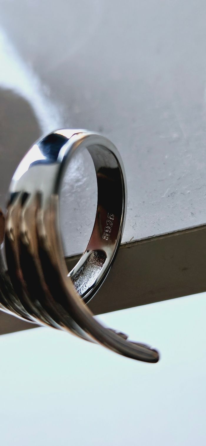 Jolie bague en argent massif 925 - photo numéro 8