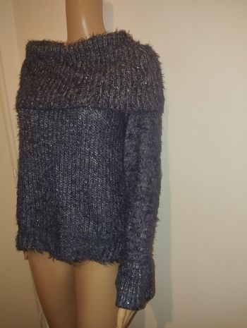 Pull Morgan de toi bleu chinée taille S