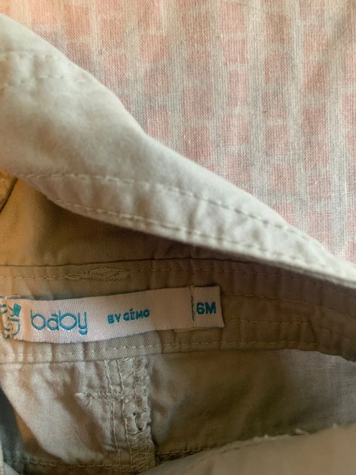Salopette short bébé garçons - photo numéro 3
