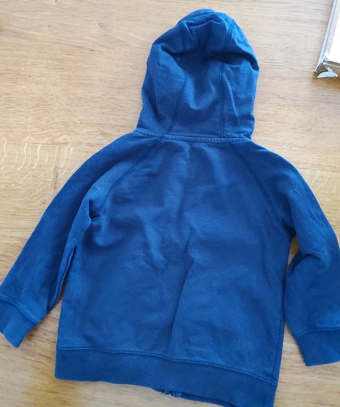 Gilet zippé bleu marine Sergent Major - photo numéro 2