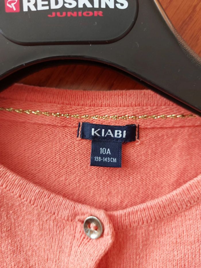 Gilet orange 10 ans Kiabi - photo numéro 3